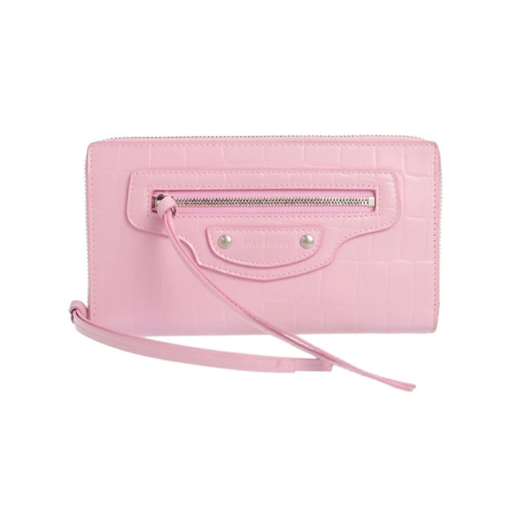 Balenciaga Neo Continental Wallet Round Zipper Long